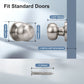 KNOBWELL Satin Nickel Exterior and Interior Door Knobs -DL609SN