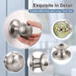 KNOBWELL Satin Nickel Exterior and Interior Door Knobs -DL609SN