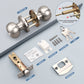 KNOBWELL Satin Nickel Exterior and Interior Door Knobs -DL609SN