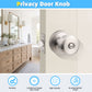 KNOBWELL Cylindrical Door Knobs - Privacy, Passage, Dummy & Keyed Entry Styles
