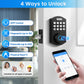 KNOBWELL Keyless Entry Door Lock, 4 in 1 Smart Fingerprint Door Lock, Keypad Deadbolt