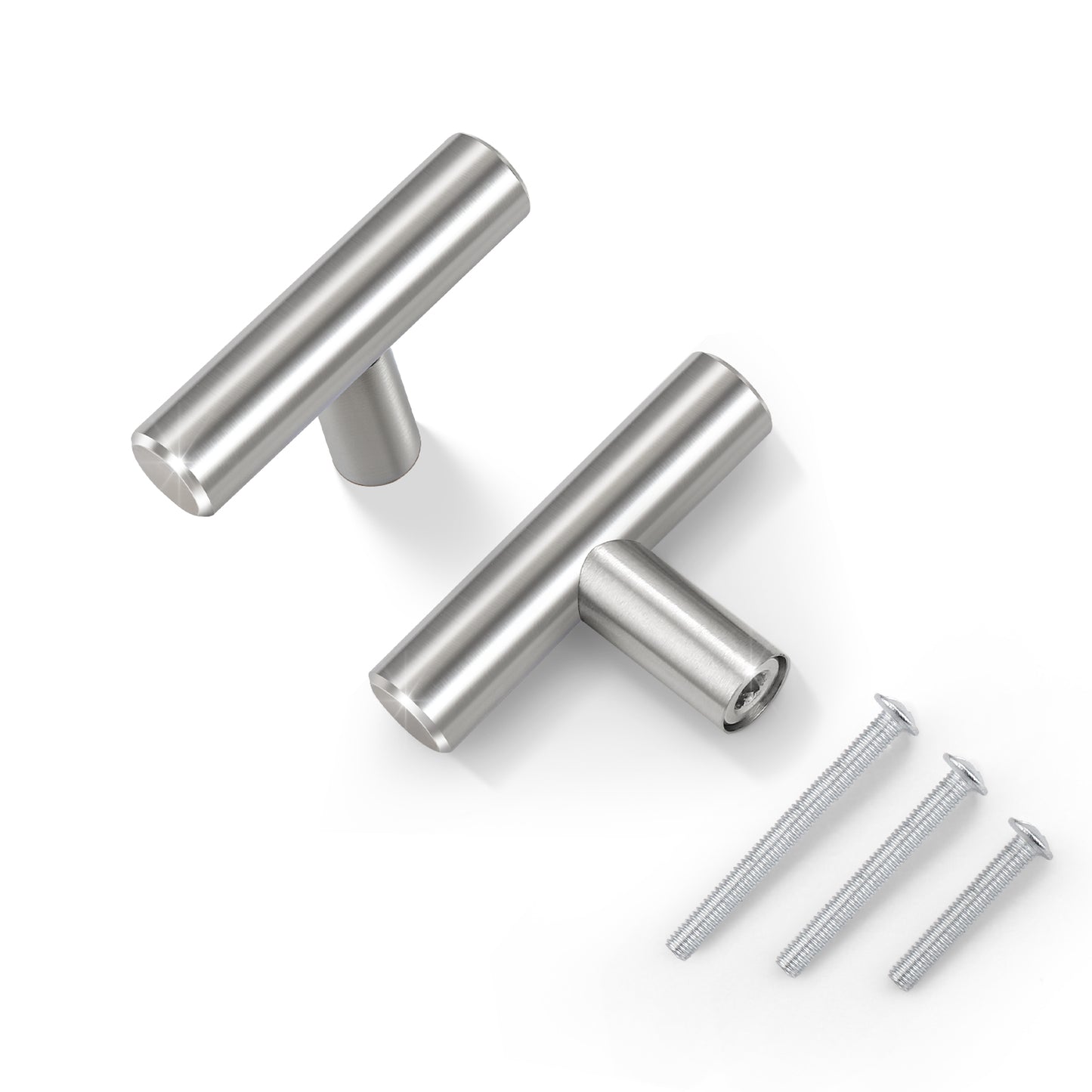 KNOBWELL Stainless Steel Modern Cabinet Handles for Kitchen Cupboards/Drawers-PD201HSS