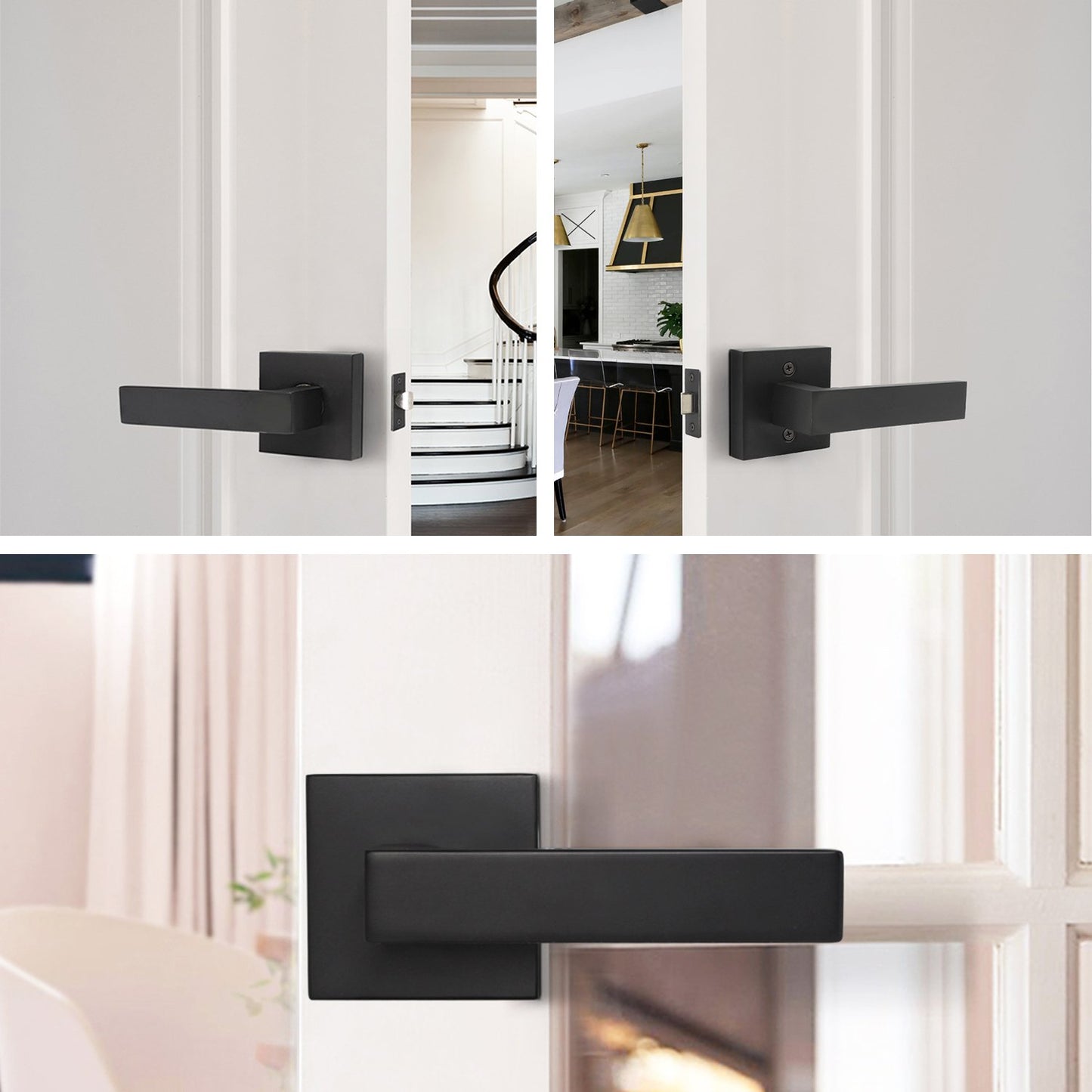 【Promotion on Bulk Sales】Craftsman Style Passage Door Levers (No Lock) - DL01PS