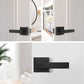 【Promotion on Bulk Sales】Craftsman Style Push Button Privacy Door Levers - DL01BK
