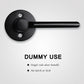 Classic Round Single Dummy Door Levers (Pull Only) - DL1637BKDMN
