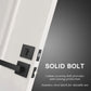 Single Keyed Matte Black Square Deadbolt Lock Set with Passage Heavy Duty Entrance Door Lever - DL01PS105BK