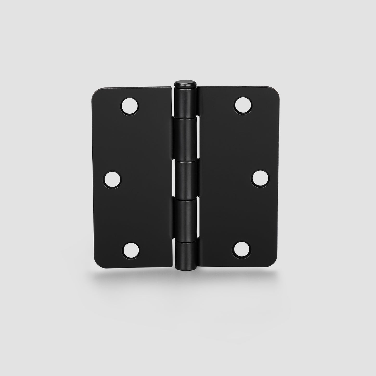 Matte Black Door Hinges - 3.5" x 3.5" inch - 1/4" Radius/ 5/8" Radius/ Square Corners - DH3535BK