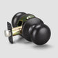 Flat Round Passage Door Knobs (No Lock) - DL5766ORBPS