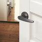 Minimalist Push Button Privacy Door Levers - DL815BK