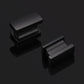 Matte Black Rectangle Kitchen Cabinet Knobs, Decorative Dresser Drawer Pulls - PS92001BK