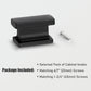 Knobwell Matte Black Rectangle Kitchen Cabinet Knobs, Decorative Dresser Drawer Pulls - PS92001BK